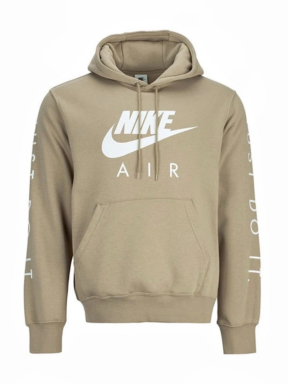 Nike Air Just Do It Fleece Pullover Hoodie Men's Brown NWT